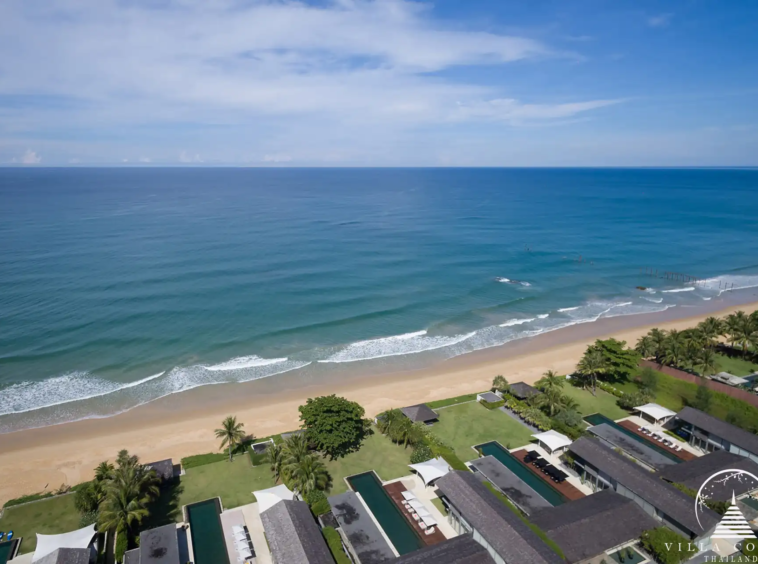 Villa Essenza Natai Beach Front Exterior Beachfront View