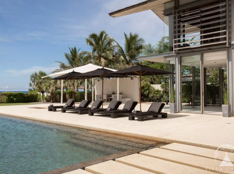Villa Essenza Natai Beach Front Private Pool with Sunbed