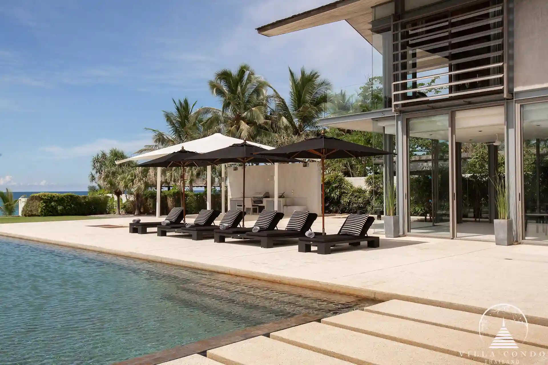 Villa Essenza Natai Beach Front Private Pool with Sunbed