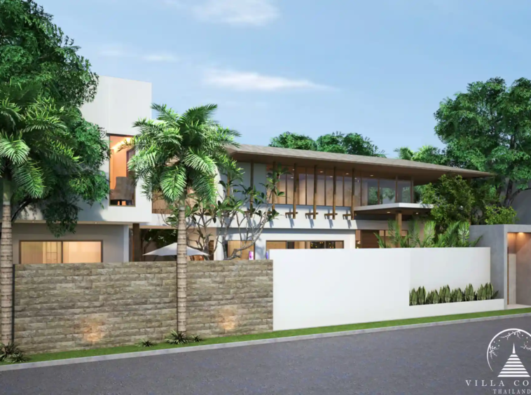 Modern exterior design of Vinzita Elite Residences with lush surroundings.
