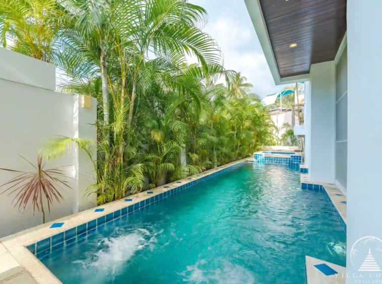 White Villa Patong private 12-meter pool with sea view.