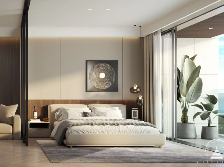 Interior of a 1-bedroom unit at Ayana Heights Seaview Residence