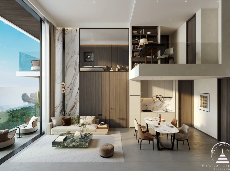 Interior of a duplex at Ayana Heights Seaview Residence