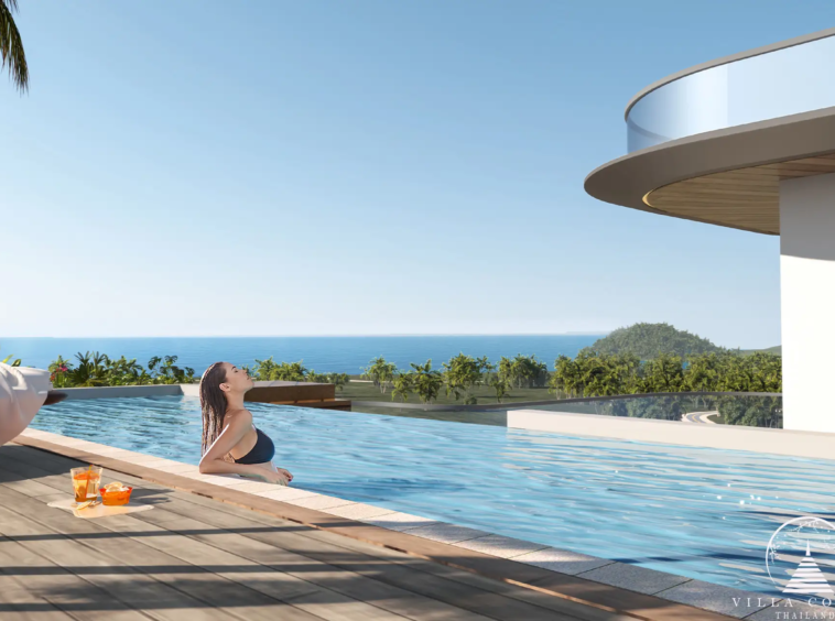 Resort-style common pool at Ayana Heights Seaview Residence.