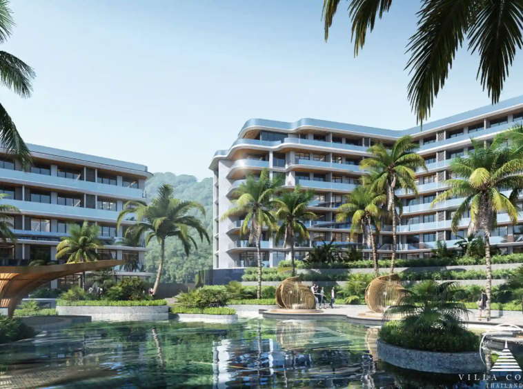 Garden area at Ayana Heights Seaview Residence