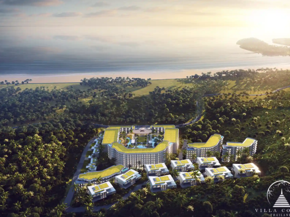 Bird's eye view of Ayana Heights Seaview Residence with ocean view