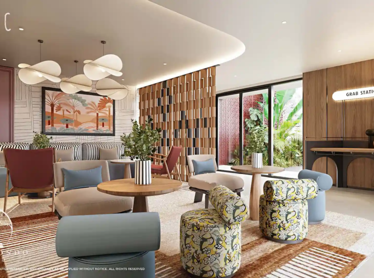 Stylish Lobby C at The Title Artrio Bangtao with sleek interiors and an inviting atmosphere.