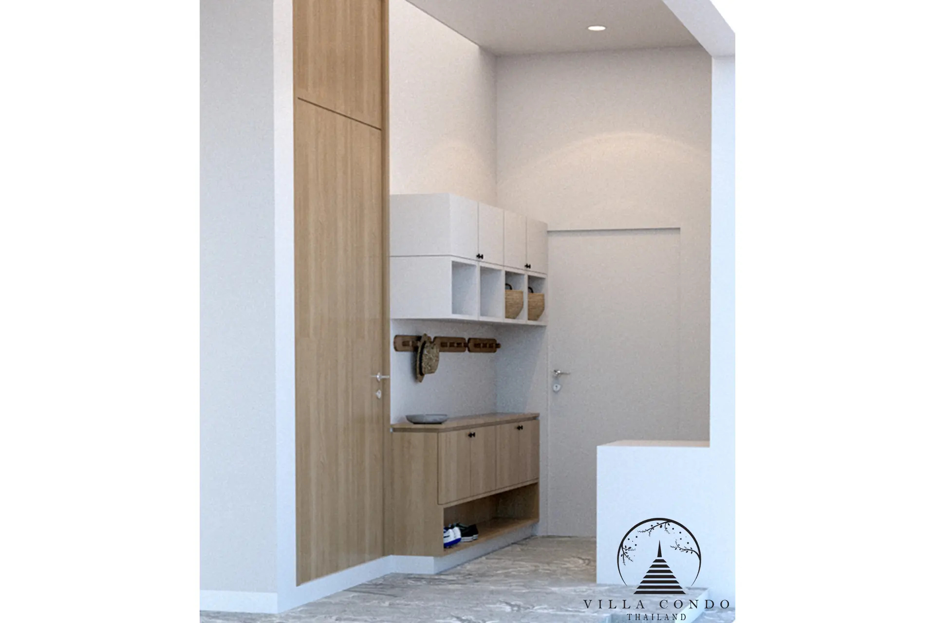 Bliss Hideaway Drop Zone for easy luggage and gear storage.