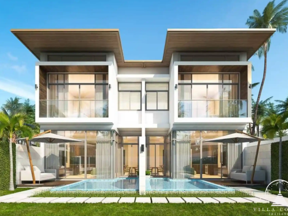Exterior of Goldena Pool Villas in Kamala.