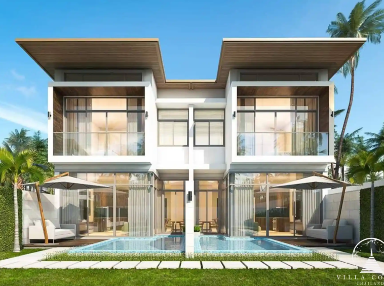 Exterior of Goldena Pool Villas in Kamala.