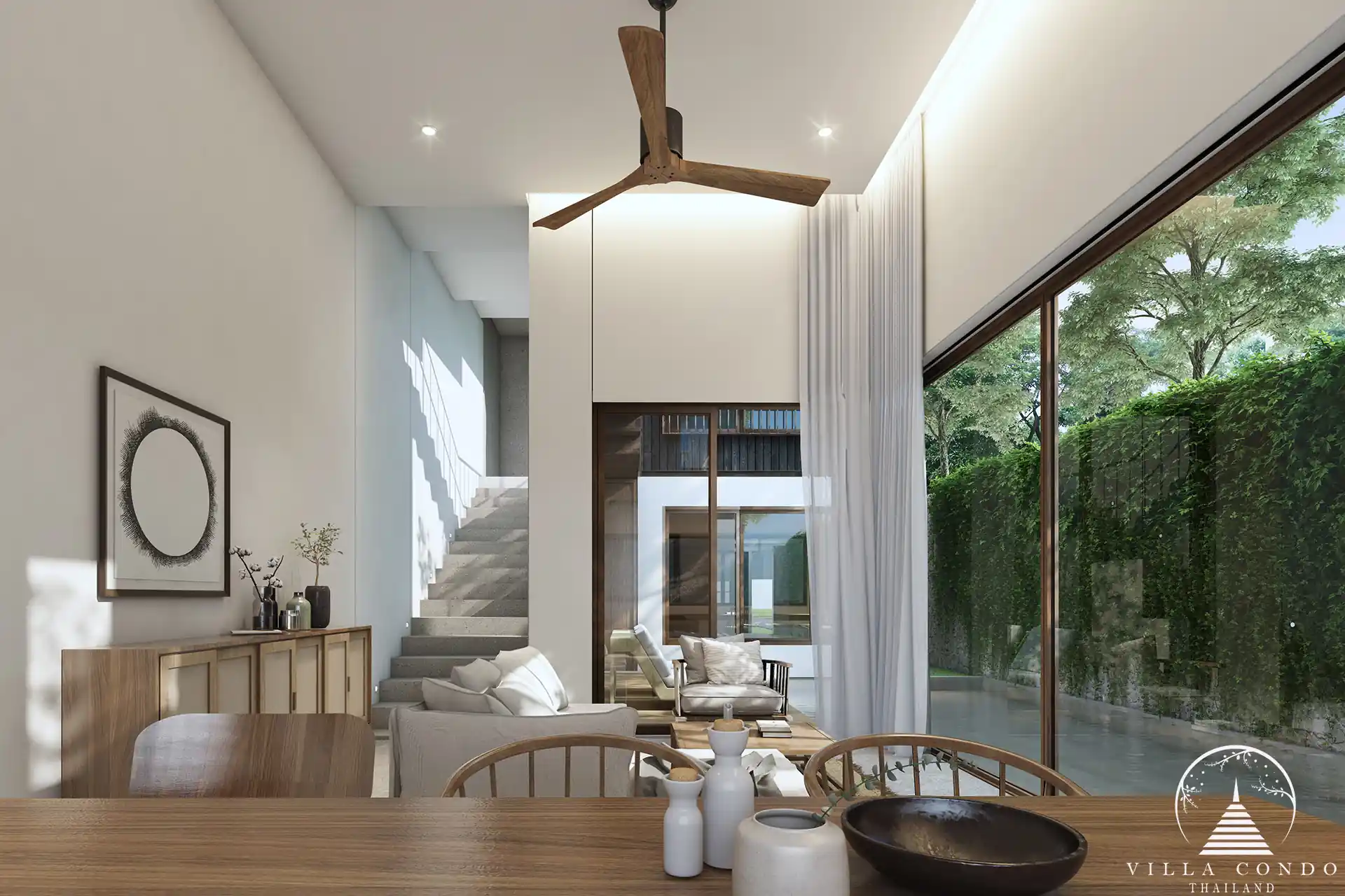 Elegant and sustainable interior design of Villa Qabalah.