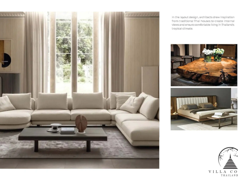 Spacious interior of Stella Estate living area