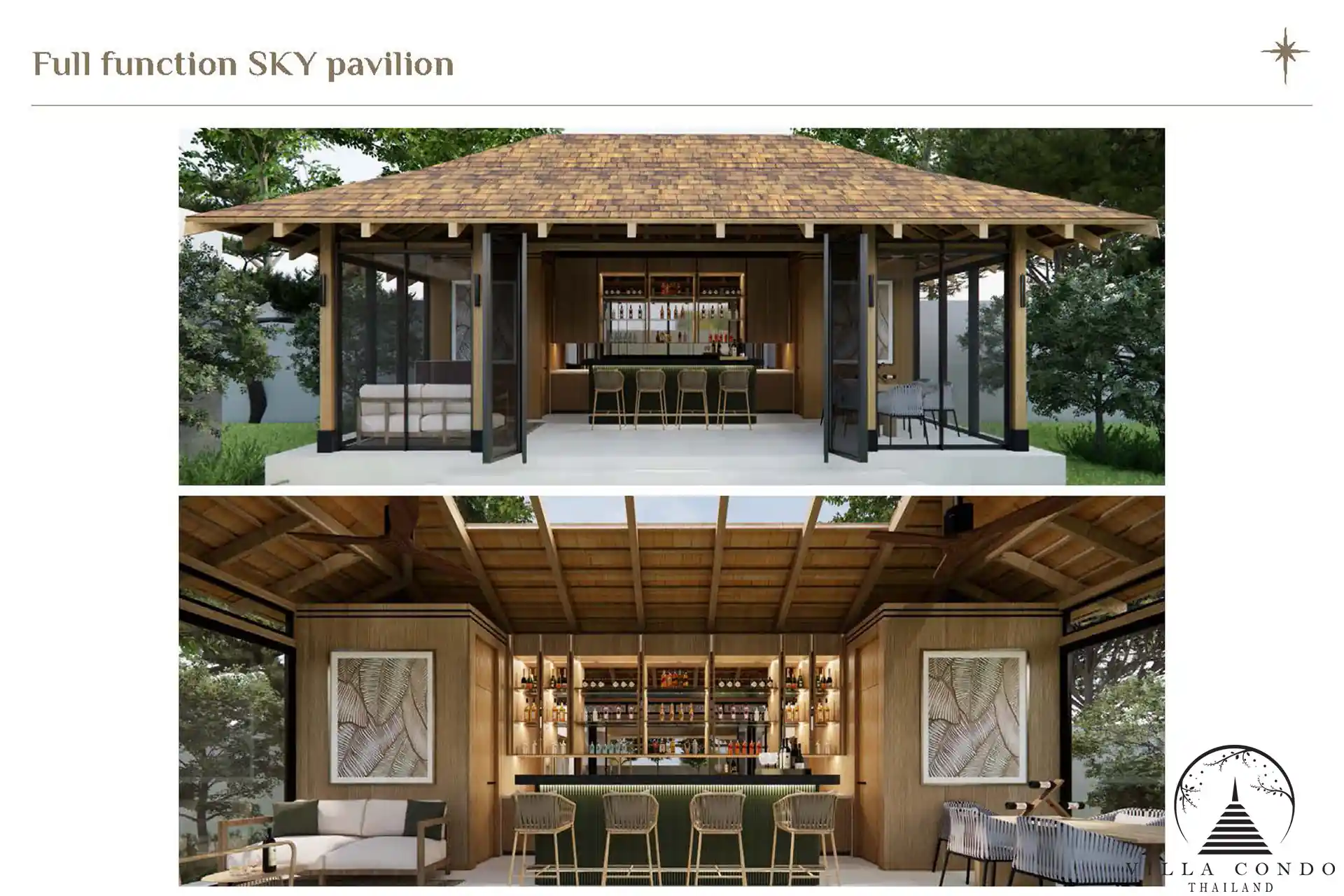 Spacious interior of Stella Estate living area
