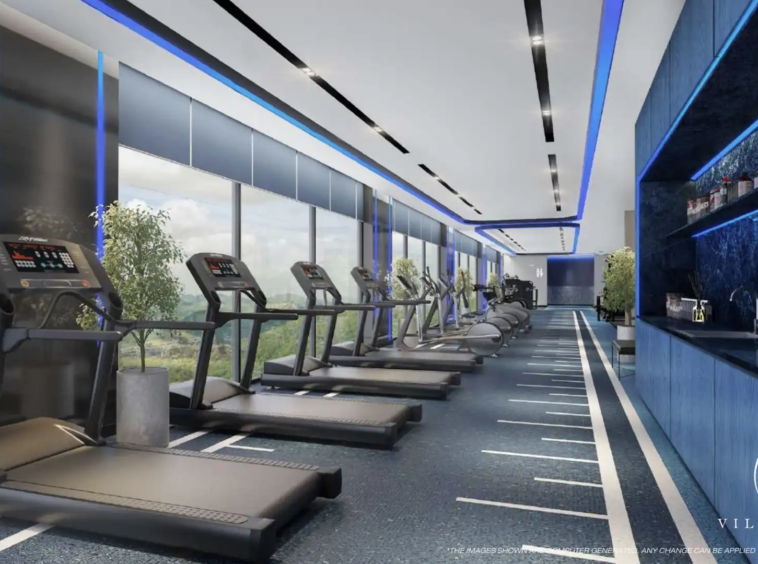 Gym & Fitness Center at The Modeva with state-of-the-art equipment.