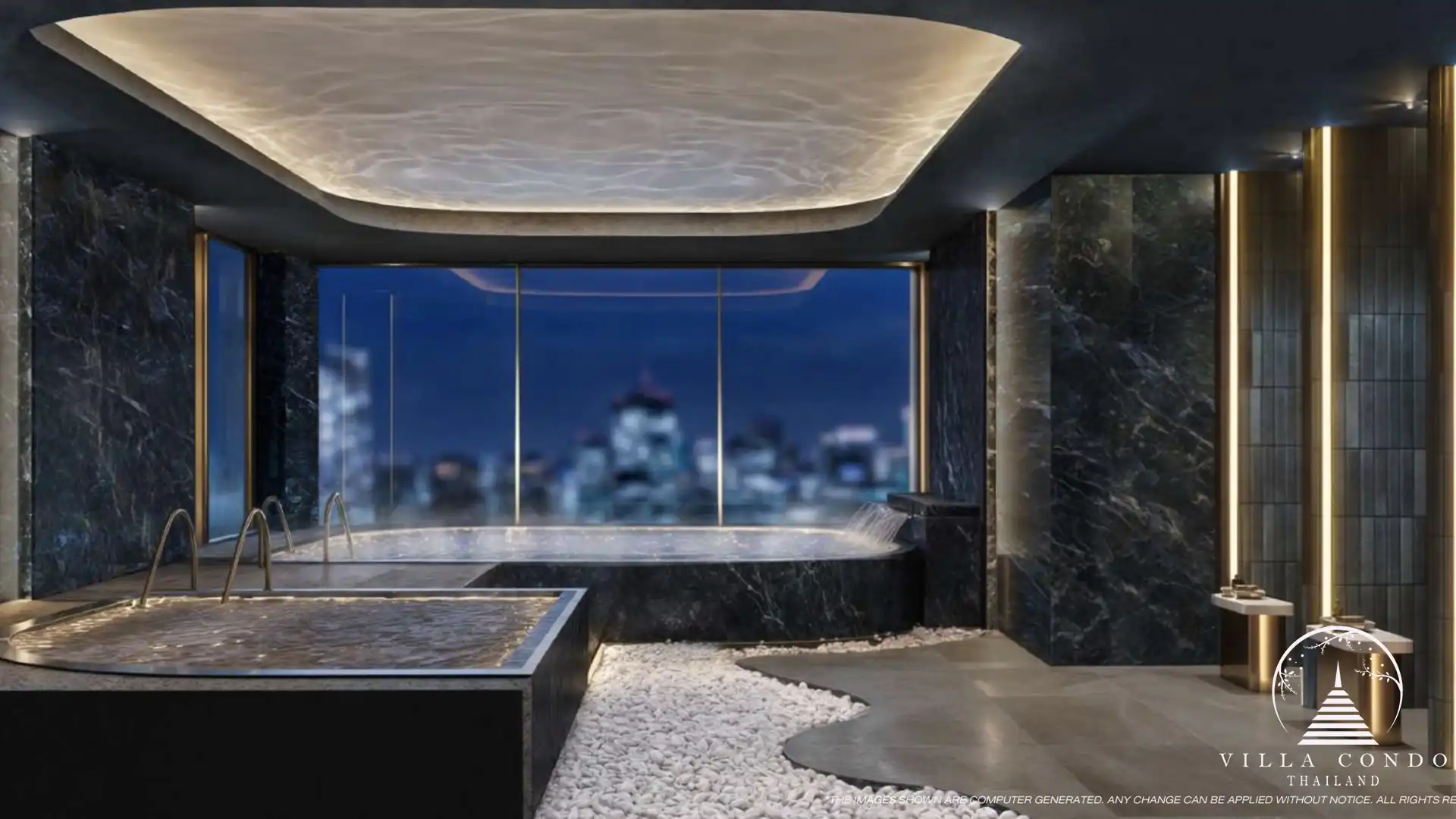 Private Onsen at The Modeva offering a tranquil spa experience.