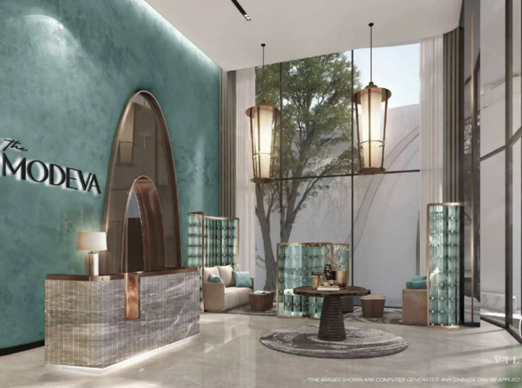 Tea Lounge at The Modeva with elegant decor for a relaxing experience.