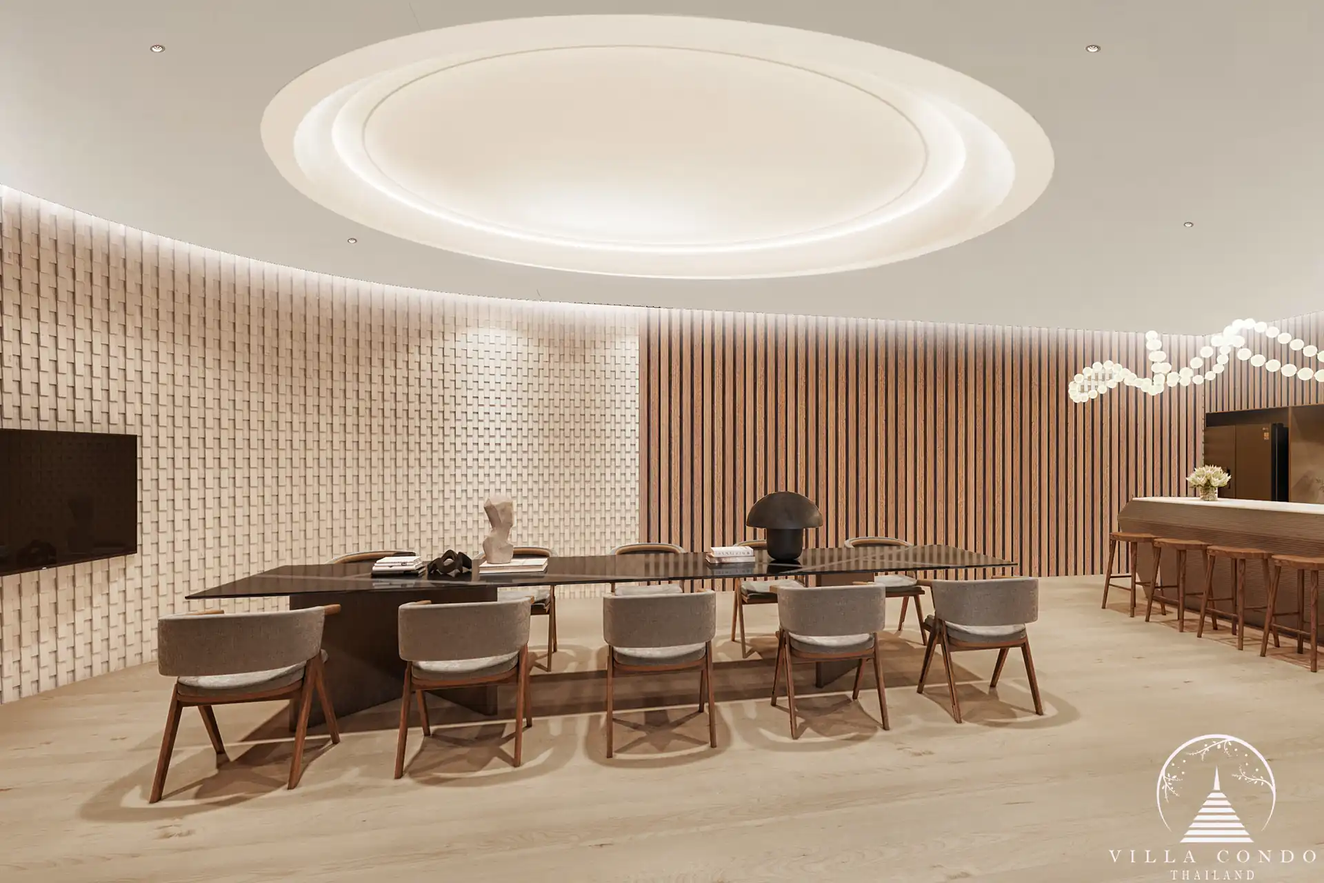 Arise Vibe Condo conference room with modern furnishings in Thalang Phuket