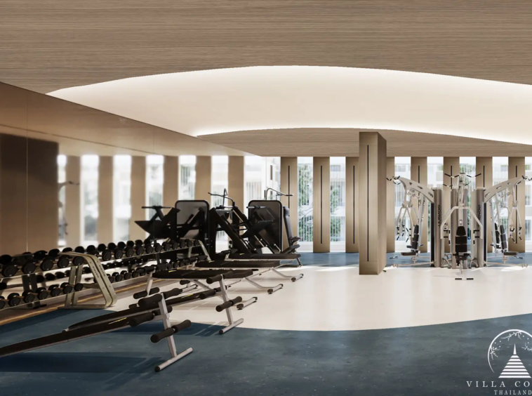 Arise Vibe Condo fitness gym with modern equipment in Thalang Phuket