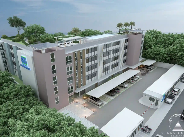 Babylon Sky Garden Phase 2 exterior front entrance view in Rawai Phuket