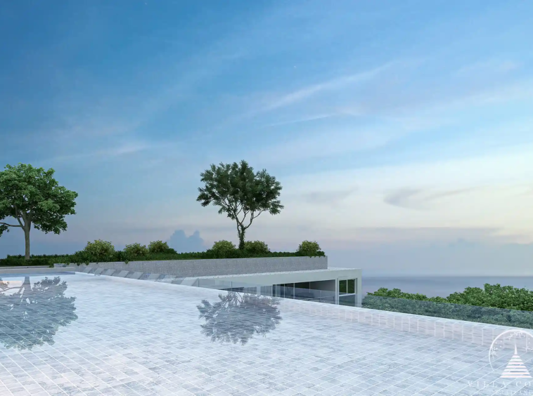 Babylon Sky Garden Phase 2 infinity pool with ocean view in Rawai