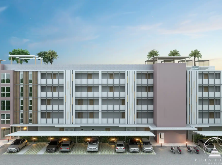 Babylon Sky Garden Phase 2 condo parking facilities in Rawai Phuket
