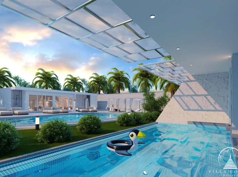 Babylon Sky Garden Phase 2 condo pool access room in Rawai Phuket