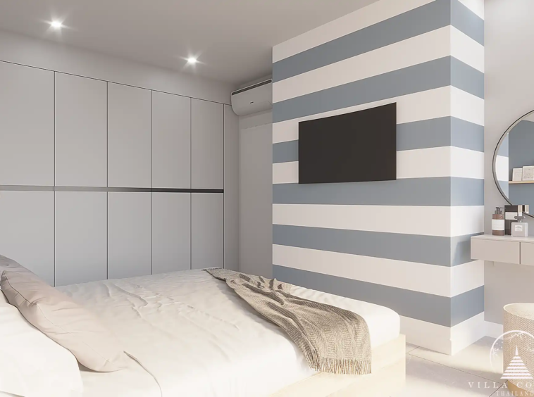 Babylon Sky Garden Phase 2 cozy bedroom with modern design in Rawai Phuket