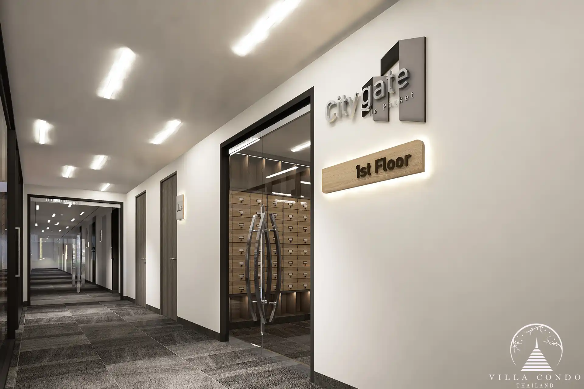 City De Phuket main entrance to Building B with modern design
