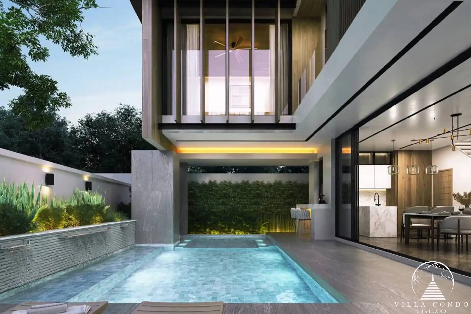Dareeya Pool Villas Bangtao corner pool with garden view in Phuket