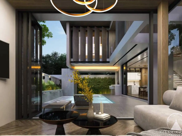 Dareeya Pool Villas Bangtao living area with direct pool access