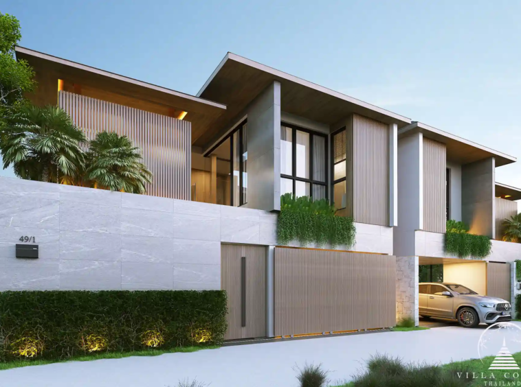 Dareeya Pool Villas Bangtao modern side exterior view in Phuket