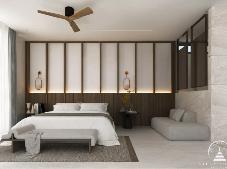 Dareeya Pool Villas Bangtao spacious master suite in Phuket