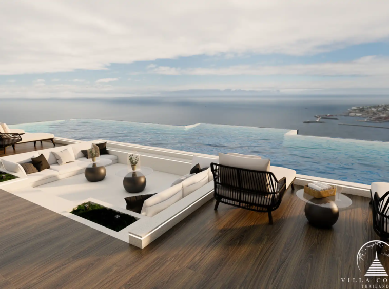 Ever Prime Residences Karon rooftop infinity pool terrace overlooking Andaman