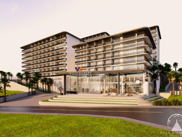 Ever Prime Residences Karon Villa Market entrance with terraces