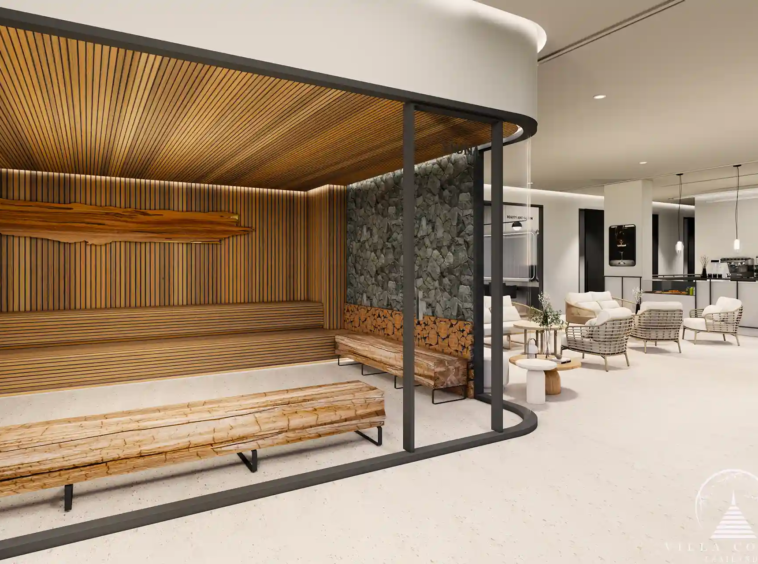 Ever Prime Residences Karon wellness lounge beside sauna and café