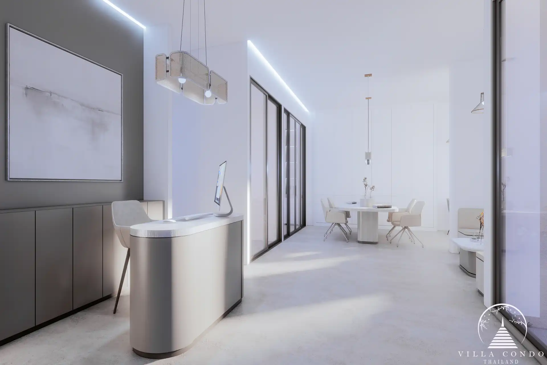 The Element Condo Kamala modern business hub with sleek meeting space