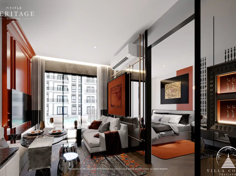 The Title Heritage Bangtao 1 bedroom 37 sqm suite with balcony pool view