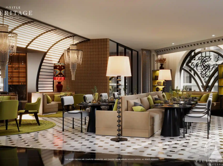 The Title Heritage Bangtao all-day dining lounge with modern decor