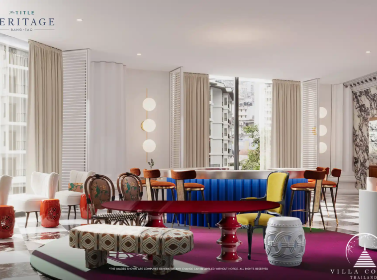 The Title Heritage Bangtao coworking space with bright creative design