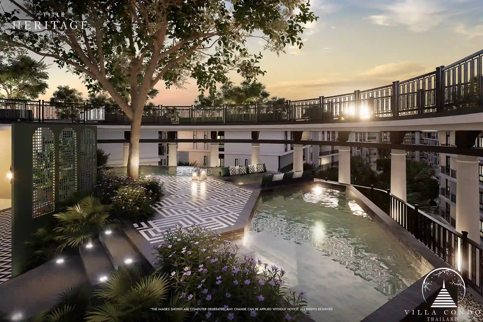 The Title Heritage Bangtao rooftop hot spring onsen with luxury design in Phuket