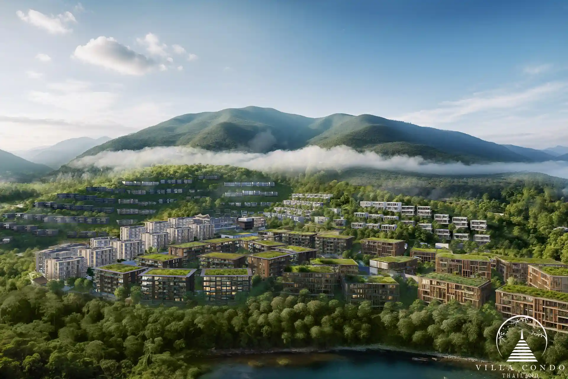 The Forest Patong Condo panoramic hillside community near Kalim Bay