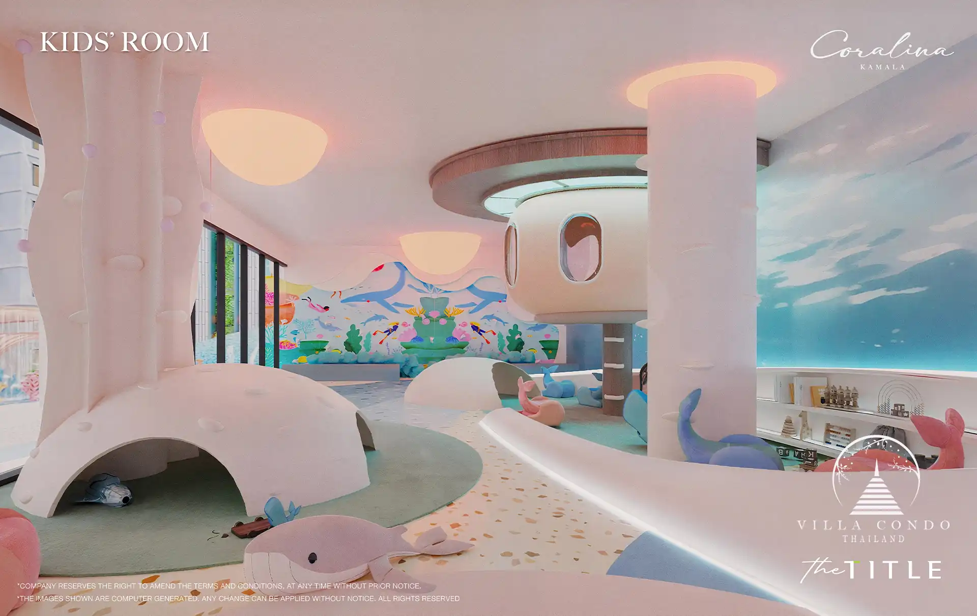 The Title Coralina Condo Kamala indoor kids room play zone